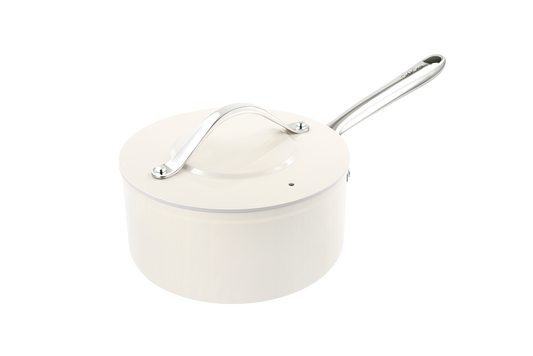 Non-Stick Ceramic Sauce Pan with Lid (3 qt)
